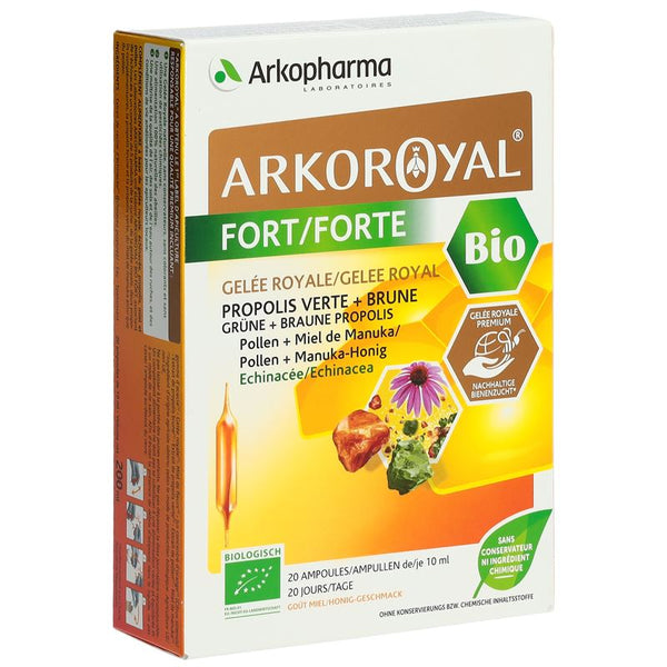 ARKOROYAL Gelée Royale Forte Bio 20 Trinkamp 10 ml