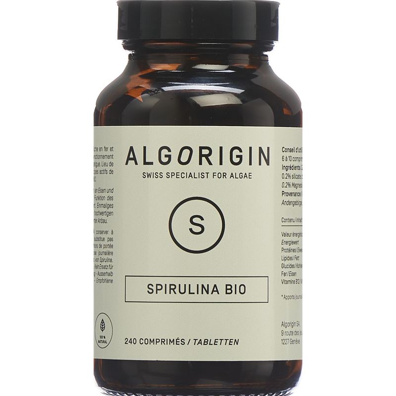 ALGORIGIN Spirulina Tabl Bio Fl 240 Stk