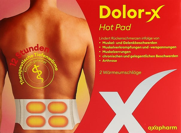 DOLOR-X Hot Pad Wärmeumschläge 2 Stk