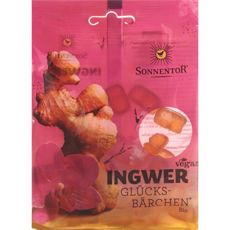 SONNENTOR Ingwer Glücksbärchen BIO 100 g