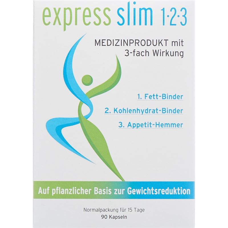 EXPRESS SLIM 1-2-3 Kaps mit 3-fach Wirkung 90 Stk