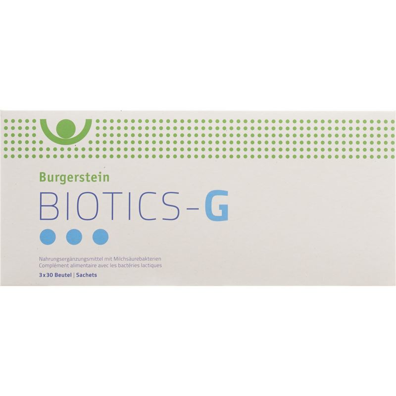 BURGERSTEIN Biotics-G Plv 3 x 30 Stk