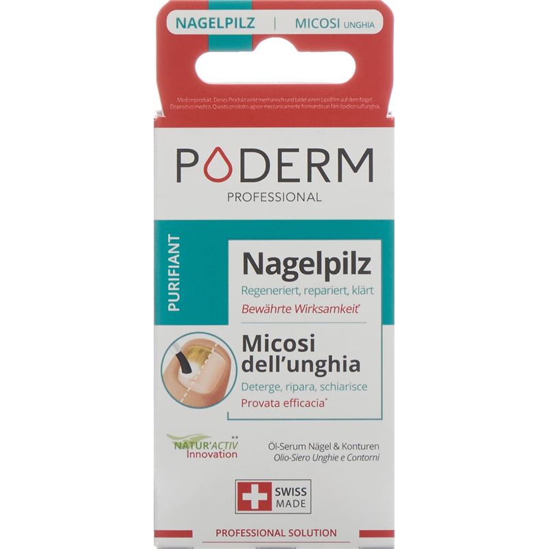 PODERM Huile Sérum Ongles Purifiante Fl 8 ml