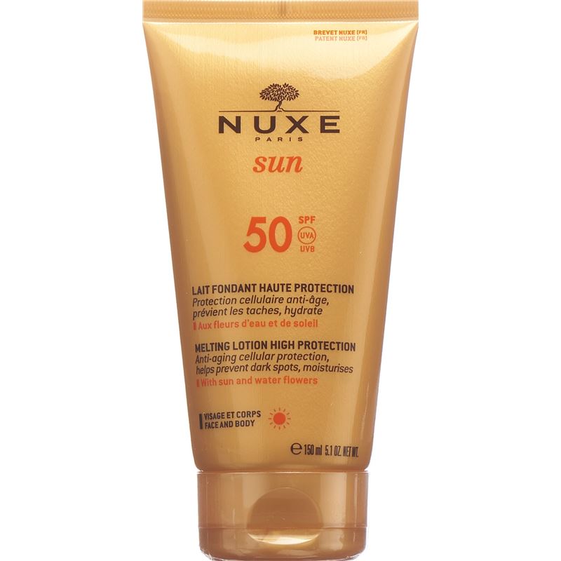 NUXE SUN Lait Vis&Corps SPF50 150 ml