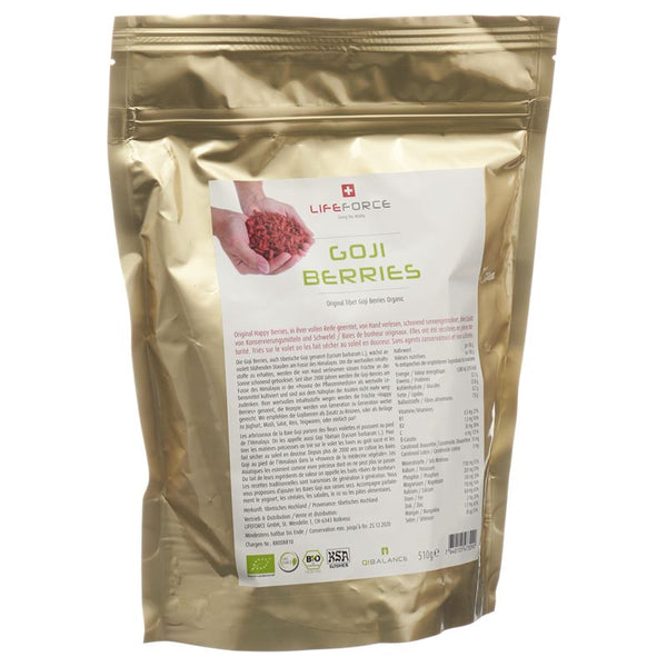 QIBALANCE Goji Berries getrocknet Bio Btl 510 g