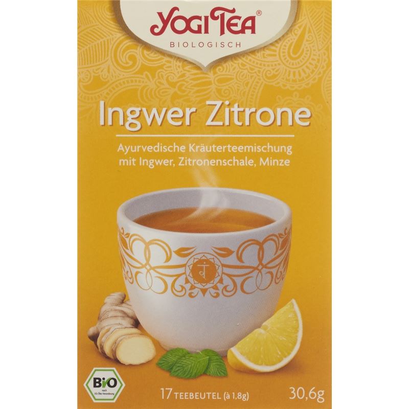 YOGI TEA Ingwer Zitrone Tee 17 Btl 1.8 g