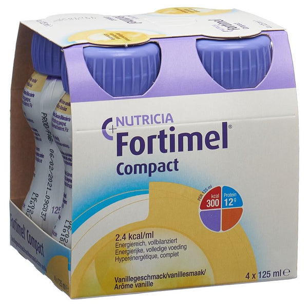 FORTIMEL Compact 2.4 kcal Vanille 4 Fl 125 ml