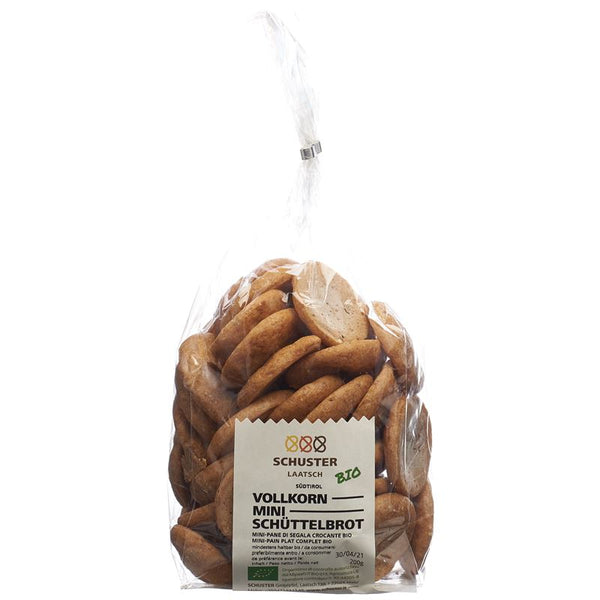 SCHUSTER Schüttelbrot Mini Vollkorn Bio 200 g