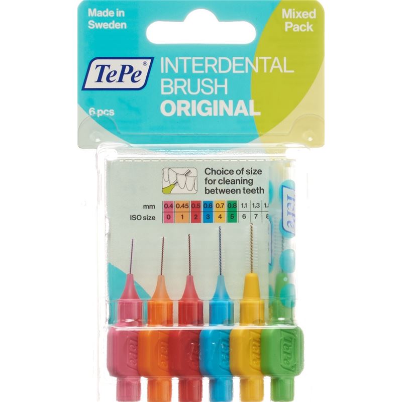 TEPE Interdental Brush ass 6 Stk Blist