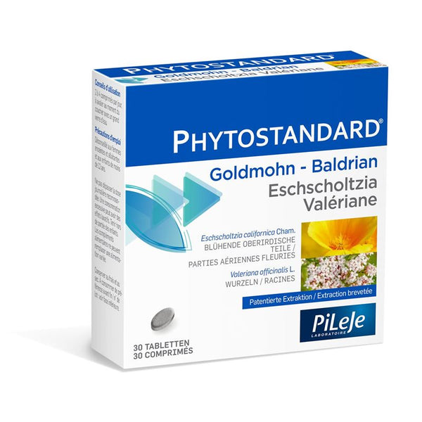 PHYTOSTANDARD Goldmohn-Baldrian Tabl 30 Stk