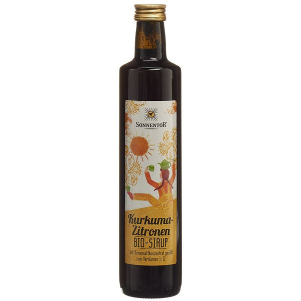 SONNENTOR Kurkuma-Zitronen Sirup BIO 500 ml