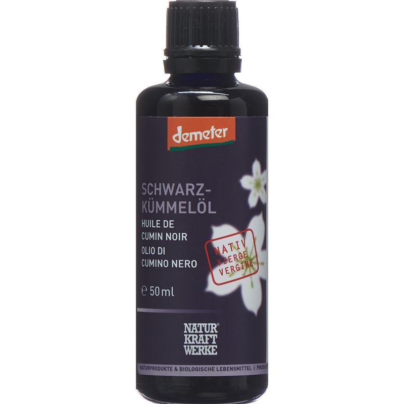 NATURKRAFTWERKE Schwarzkümmelöl Demeter 50 ml