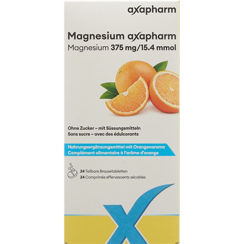 MAGNESIUM AXAPHARM Brausetabl 375 mg 24 Stk