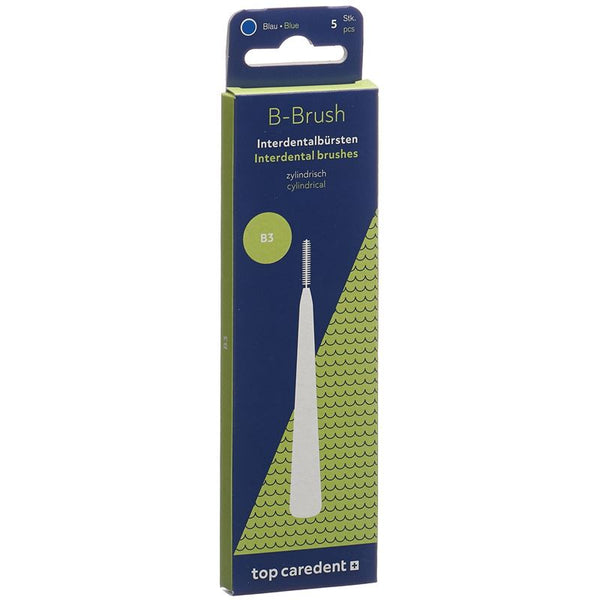 TOP CAREDENT B3 IDBG-B Interd Bürste blau 5 Stk