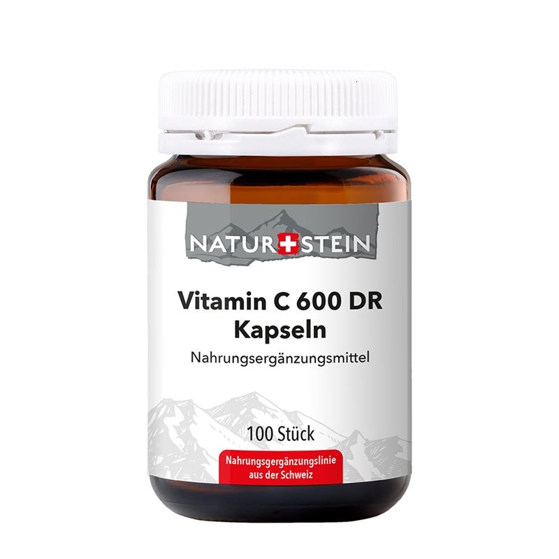 NATURSTEIN Vitamin C 600 DR Kaps Glasfl 100 Stk