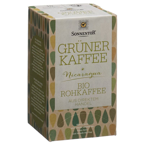 SONNENTOR Grüner Kaffee BIO Btl 18 Stk