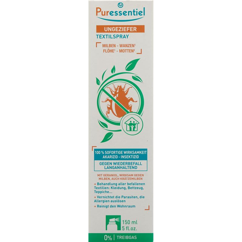 PURESSENTIEL Textilspray Ungeziefer 150 ml