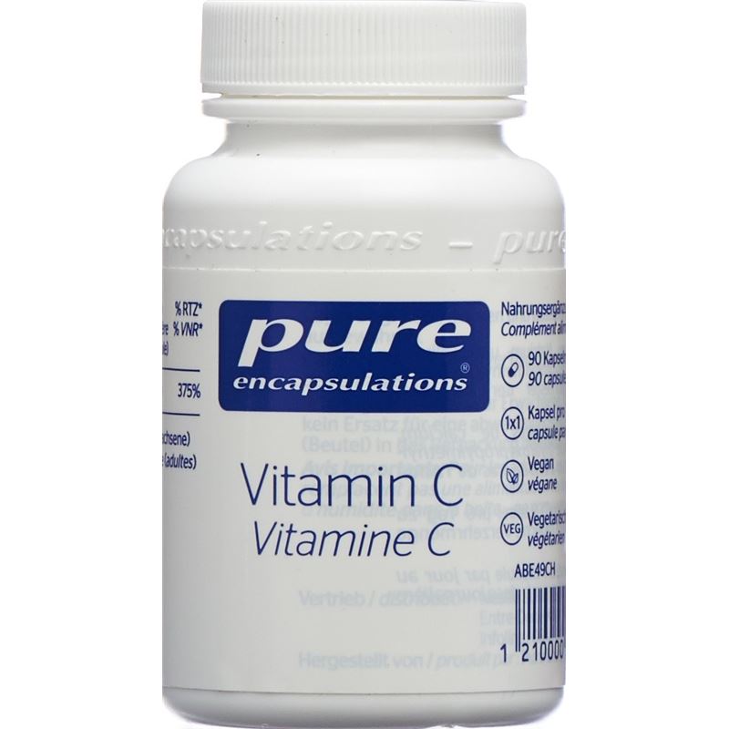 PURE Vitamin C Kaps Ds 90 Stk