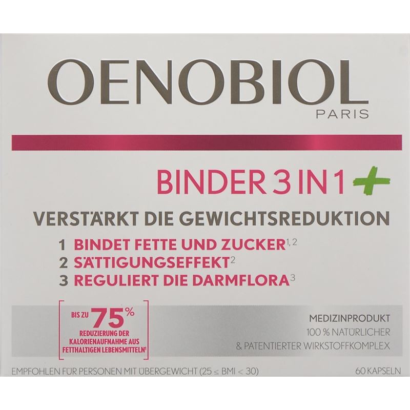 OENOBIOL Binder 3 in 1 PLUS Kaps 60 Stk