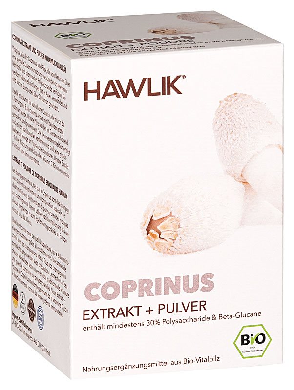 HAWLIK Coprinus Extrakt und Pulver Kaps 120 Stk