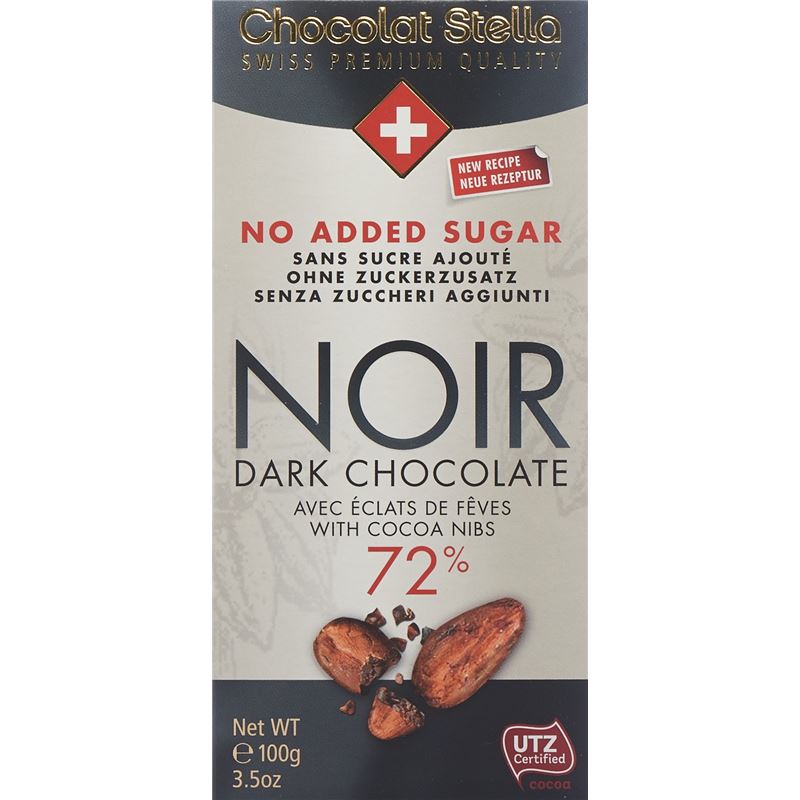 STELLA Schokolade Noir 72% 100 g