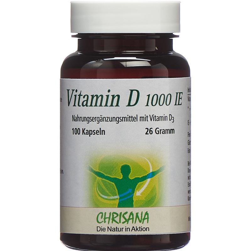 CHRISANA Vitamin D3 Kaps 1000 IE Ds 100 Stk