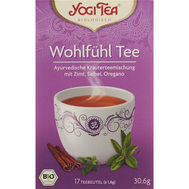 YOGI TEA Wohlfühl Tee 17 Btl 1.8 g