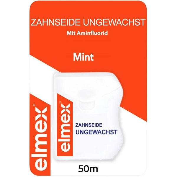 ELMEX Zahnseide 50m ungewachst