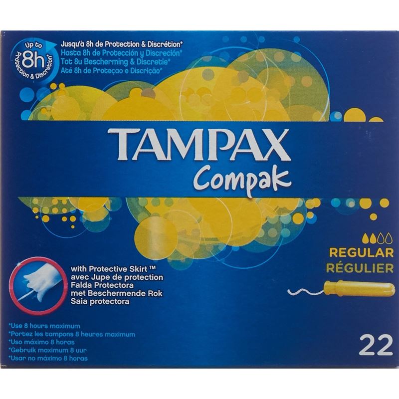 TAMPAX Tampons Compak Regular 22 Stk