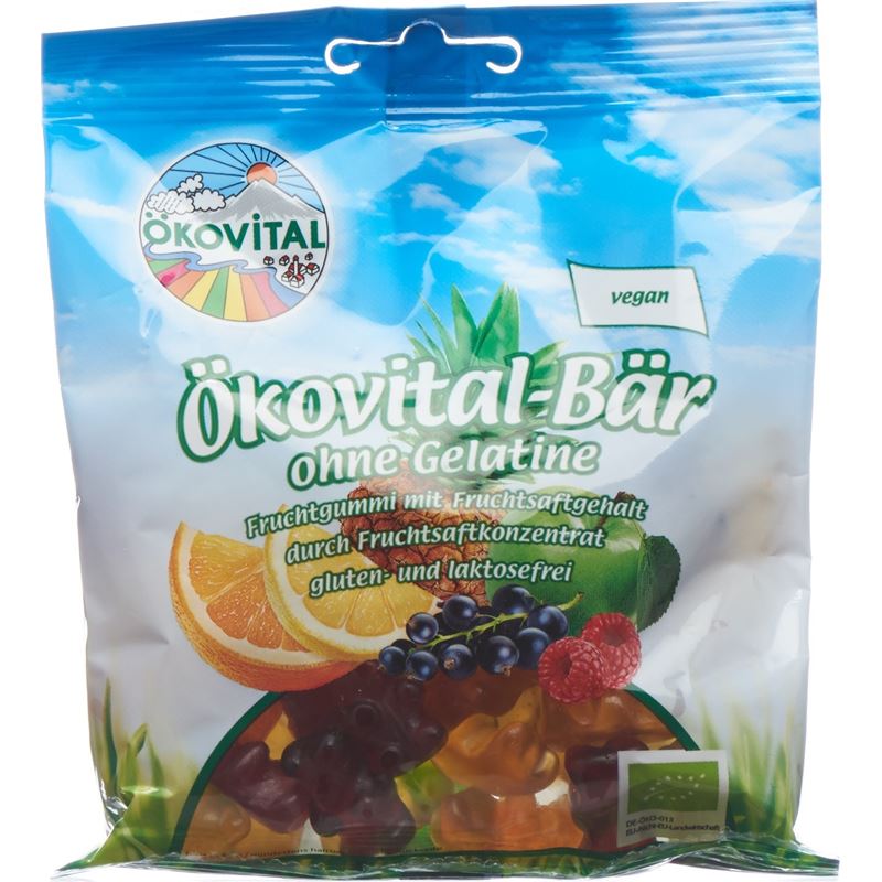 ÖKOVITAL Gummibärchen ohne Gelatine 80 g