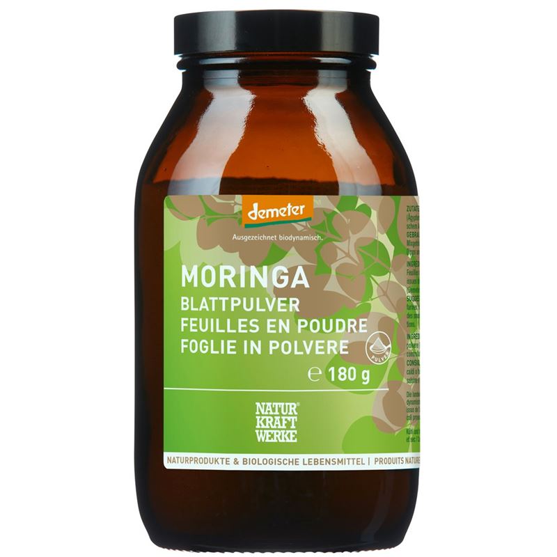 NATURKRAFTWERKE Moringa Blattpulver Demeter 180 g