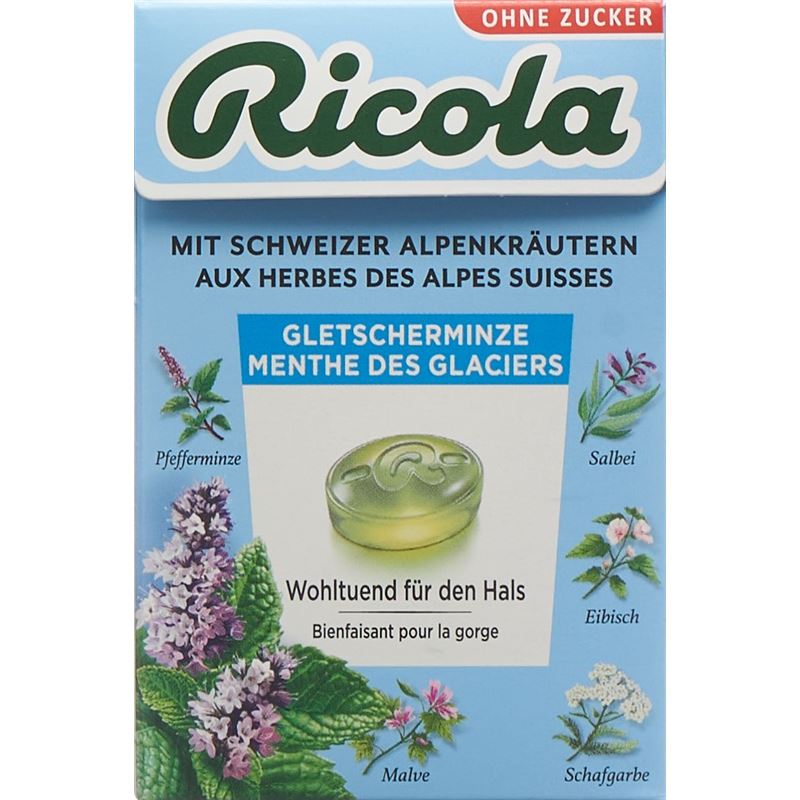 RICOLA Gletscherminze Bonb oZ m Stevia Box 50 g