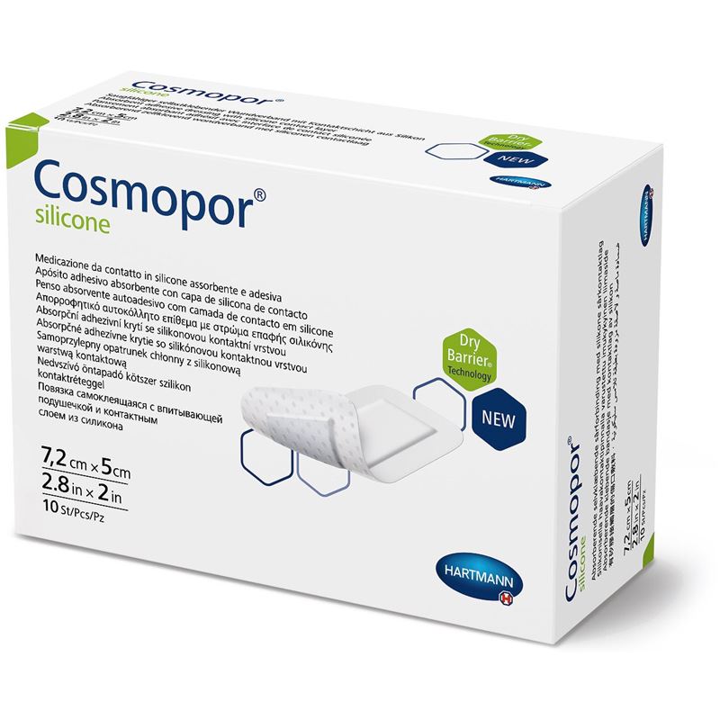 COSMOPOR silicone 7.5x5cm 10 Stk