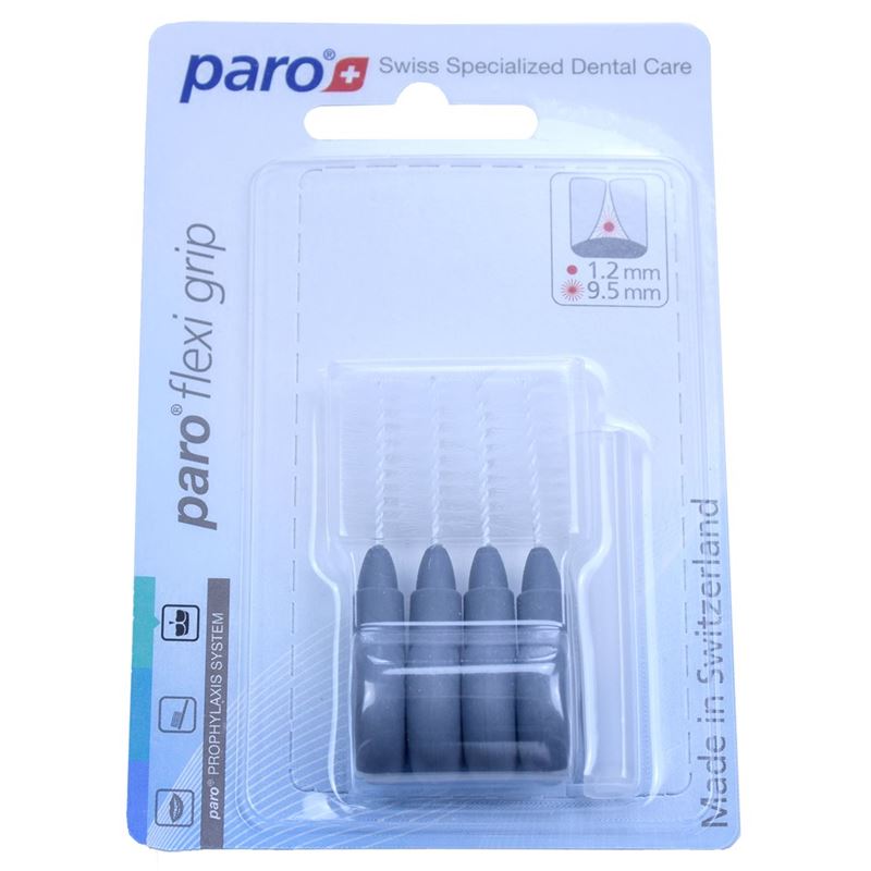 PARO Flexi Grip 1.2/9.5mm grau grob 4 Stk