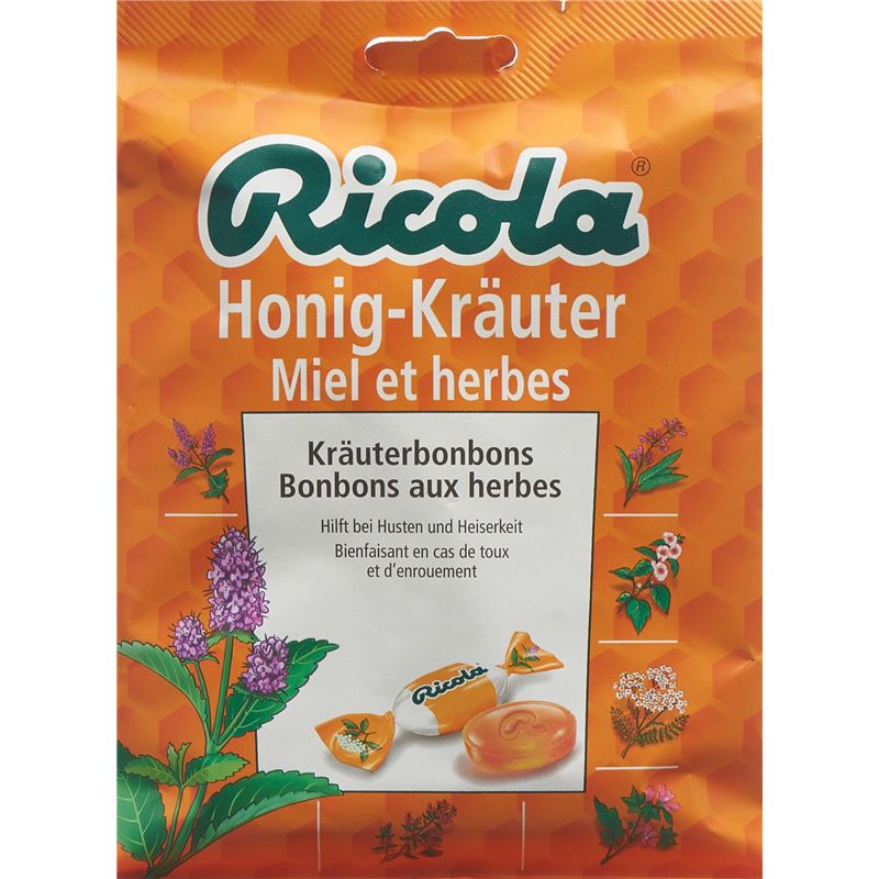 RICOLA Honig-Kräuter Bonbons Btl 125 g