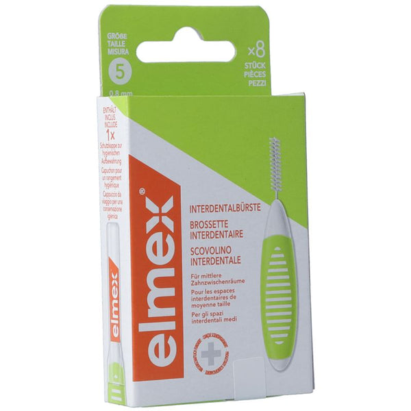 ELMEX Interdentalbürsten 0.8mm grün 8 Stk