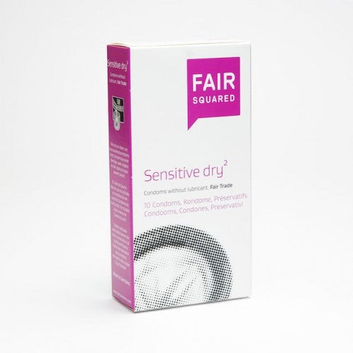 FAIRSQUARED Kondom Sensitive Dry vegan 10 Stk