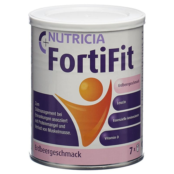 FORTIFIT Plv Erdbeere Ds 280 g