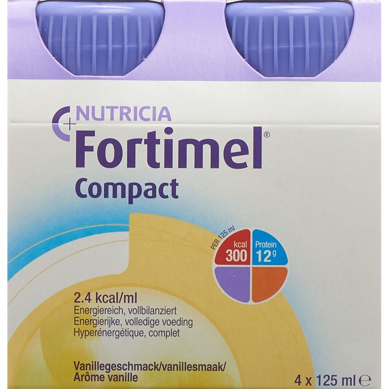 FORTIMEL Compact 2.4 kcal Vanille 4 Fl 125 ml