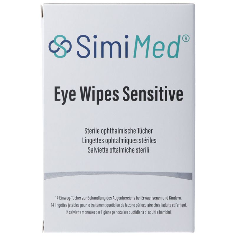 SIMIMED Eye Wipes Sensitive Btl 14 Stk