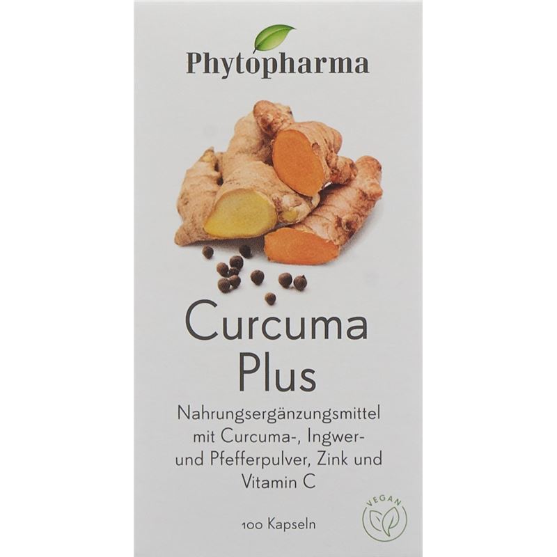 PHYTOPHARMA Curcuma Plus Kaps Fl 100 Stk