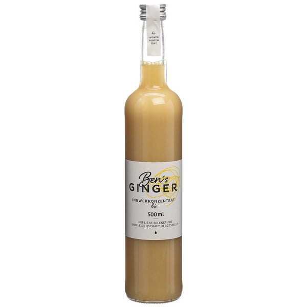 BEN'S GINGER Ingwerkonzentrat Bio Fl 500 ml