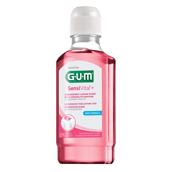 GUM SensiVital+ Mundspülung Fl 300 ml