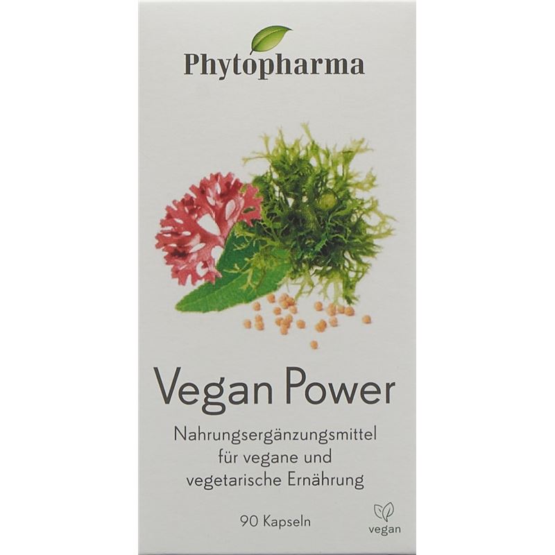 PHYTOPHARMA Vegan Power Kaps Ds 90 Stk