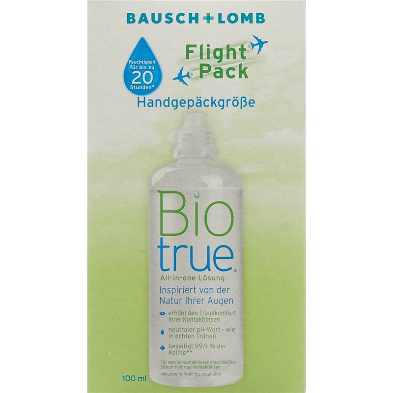 BIOTRUE All-in-one Lösung Flight Pack Fl 100 ml