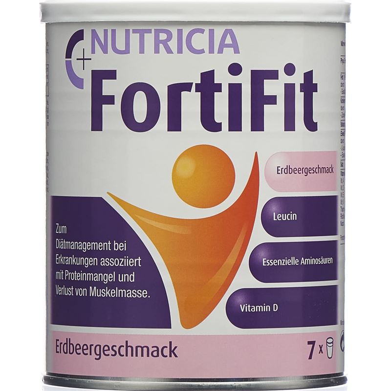 FORTIFIT Plv Erdbeere Ds 280 g