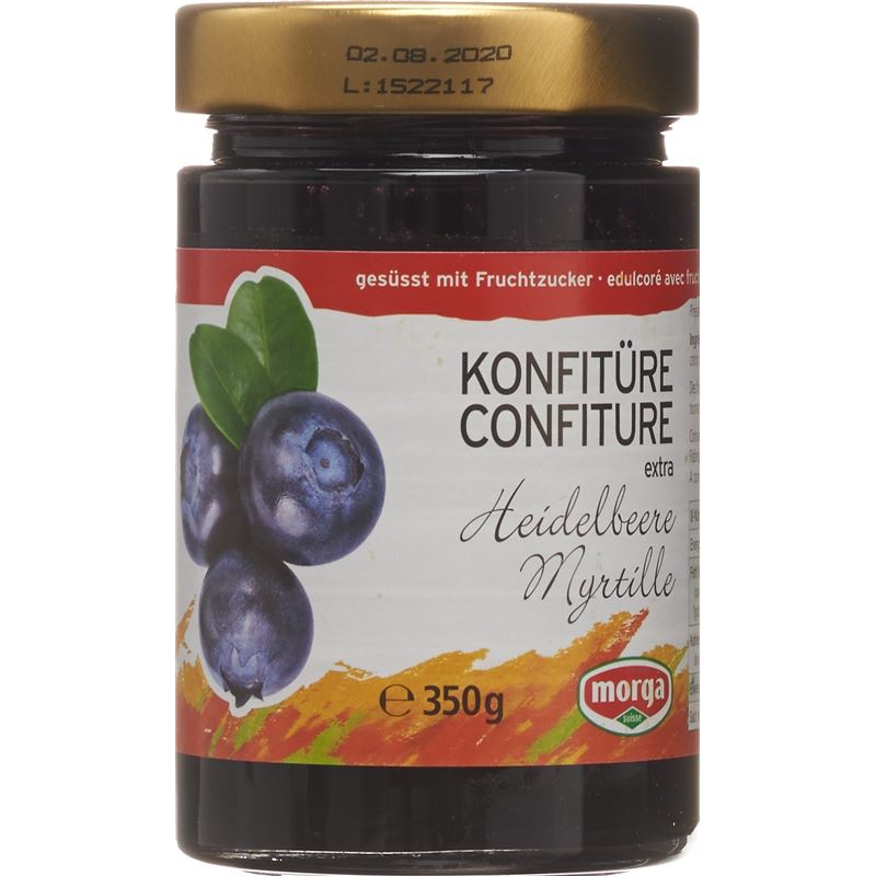 MORGA Konfitüre Heidelbeer Fruchtz 350 g