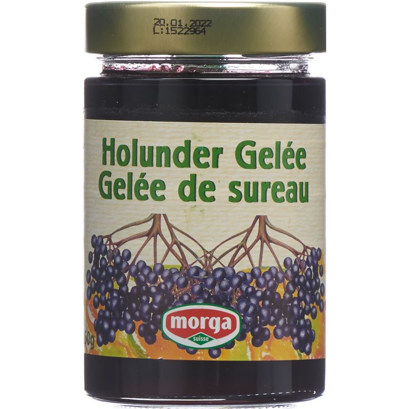 MORGA Konfitüre Holundergelée schwarz 350 g