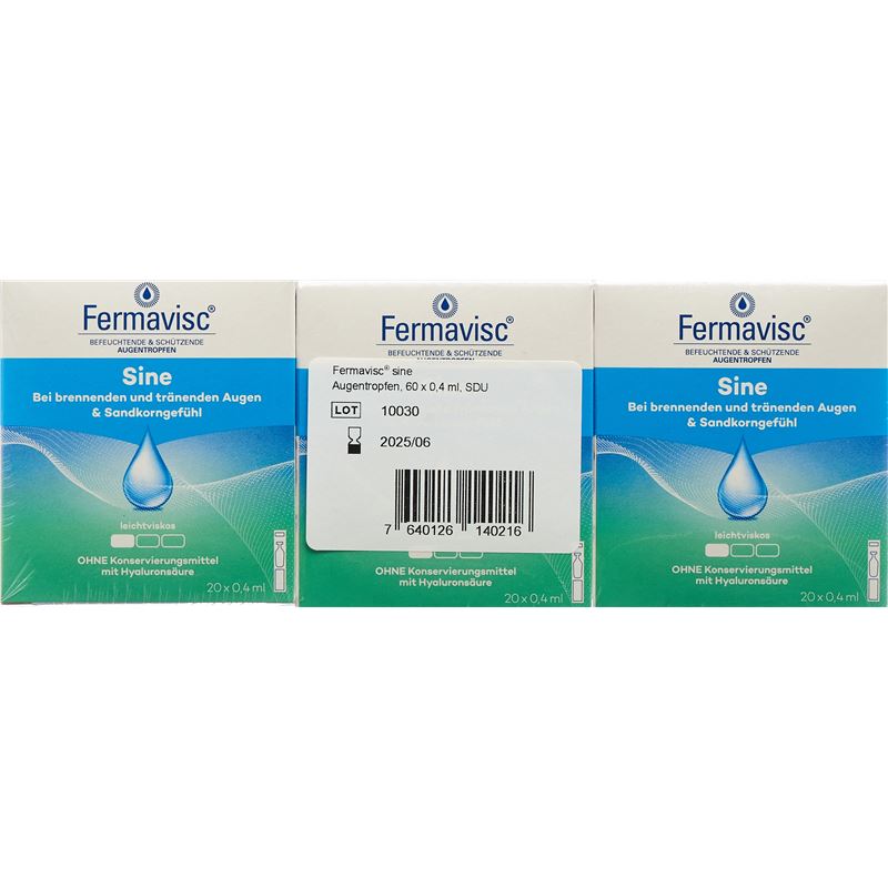 FERMAVISC sine Gtt Opht 60 Monodos 0.4 ml