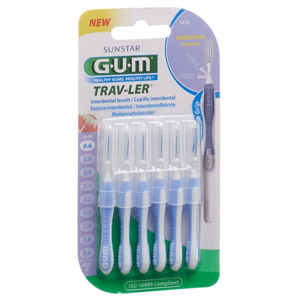 GUM Trav-Ler 0.6mm ISO1 cyl lila 6 Stk